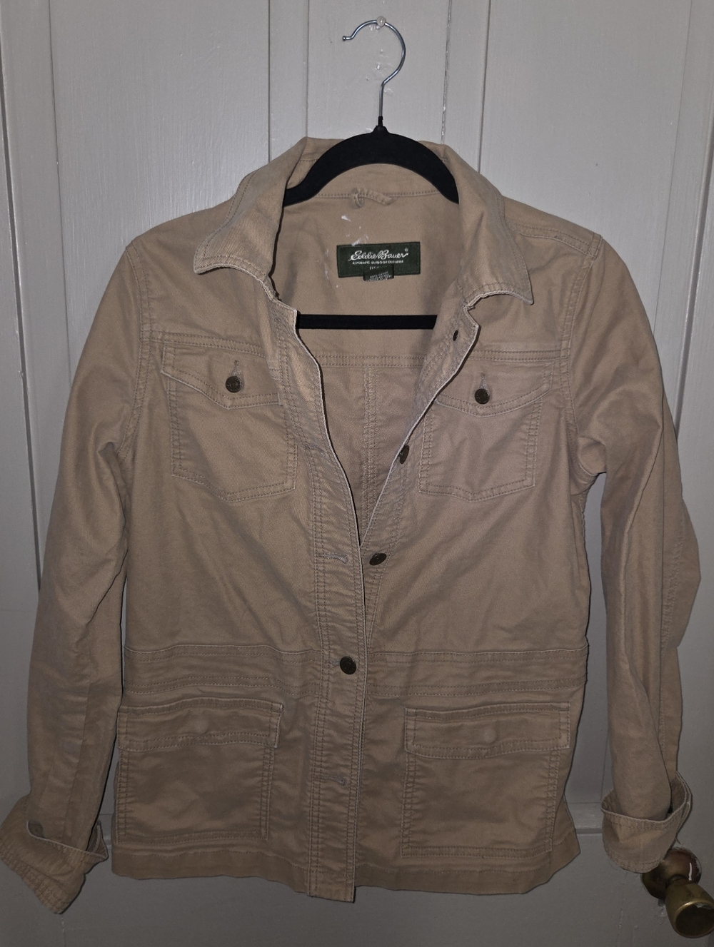 Eddie Bauer Women's Lightweight Utility Jacket - Beige